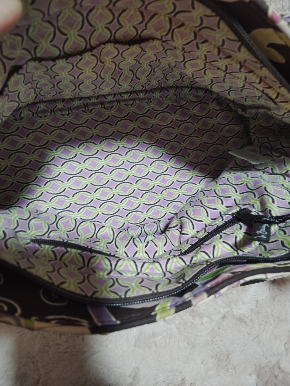 Vera Bradley Quilted Floral Shoulder Bag - Picture 10 of 11